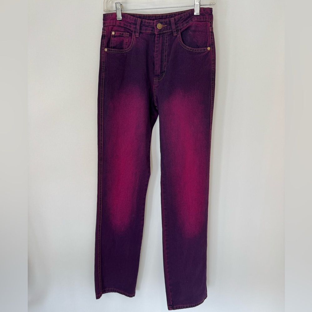 Daisy Street Deep Purple women’s Straight Jeans Small 26” Waist
